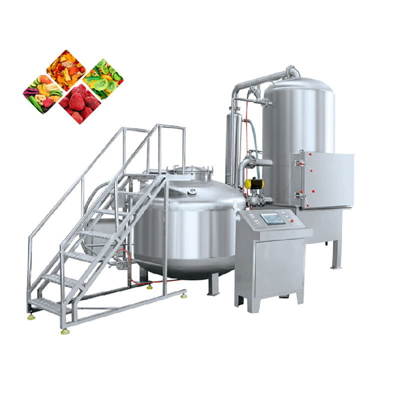 Industrial automatic continue low temperature vacuum fryer for vegetables and fruit vacuum frying machine